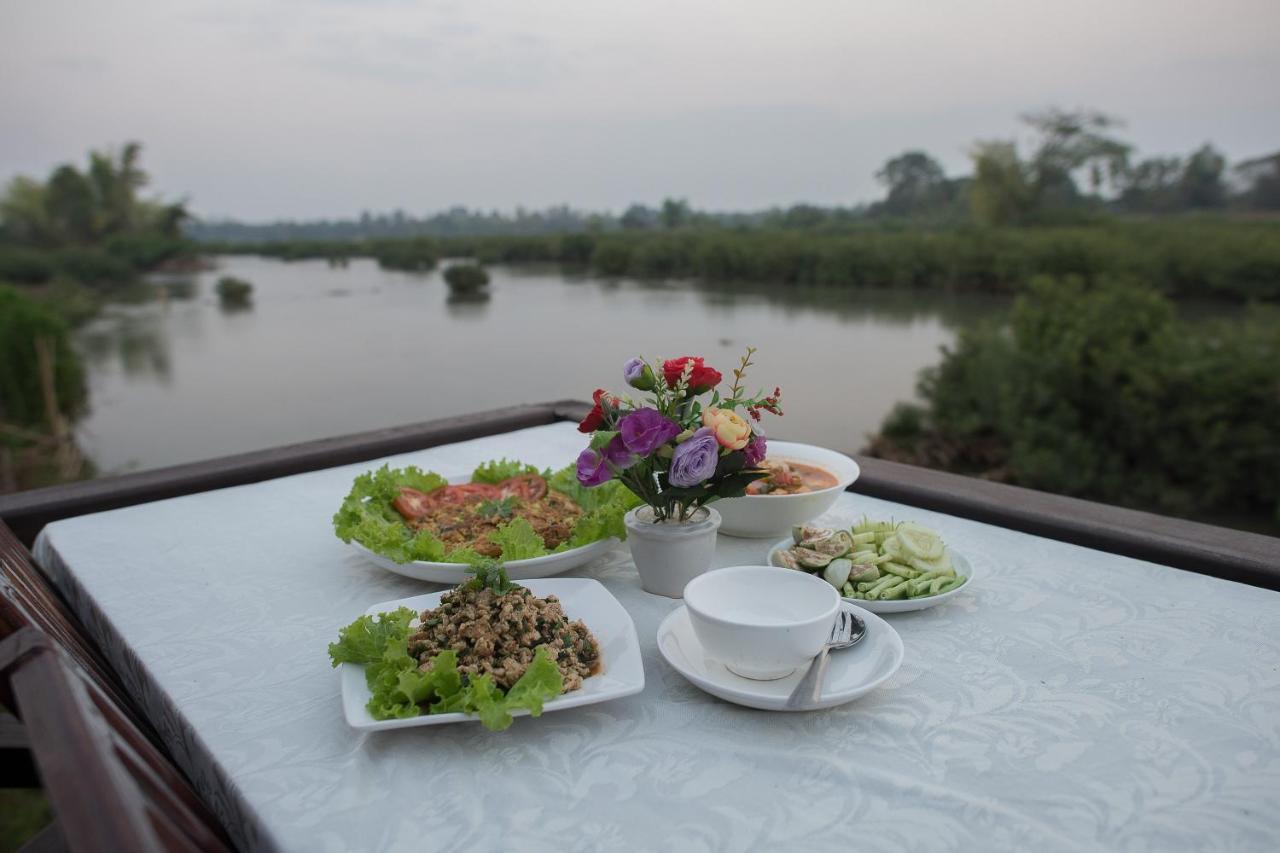 Chanhthida Guesthouse And The River Front Restaurant Ban Khon Esterno foto
